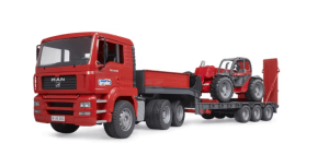 Bruder - MAN TGA sa labudicom i Manitou MLT 633 - U02774