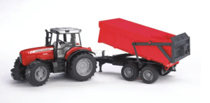 Bruder - Traktor Massey Ferguson 7480 sa prikolicom - U02045