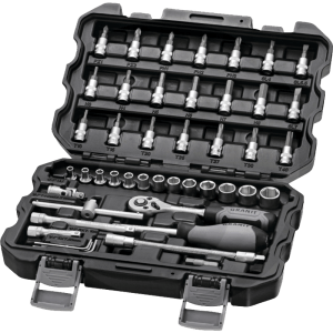 SET NASADNIH KLJUČEVA 1/4", 45 KOM, GRANIT - 7301004
