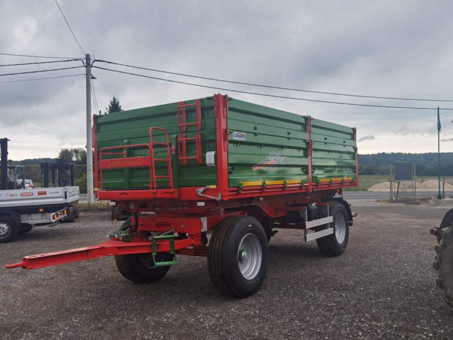 caselli dvoosovinka 10 ton 2