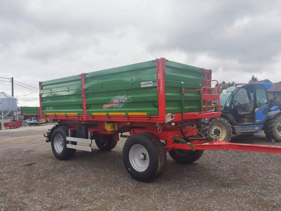 caselli dvoosovinka 10 ton
