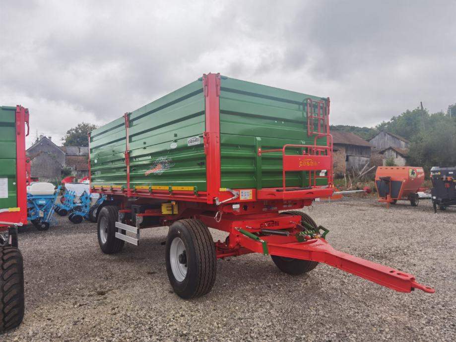 caselli dvoosovinka 14 ton