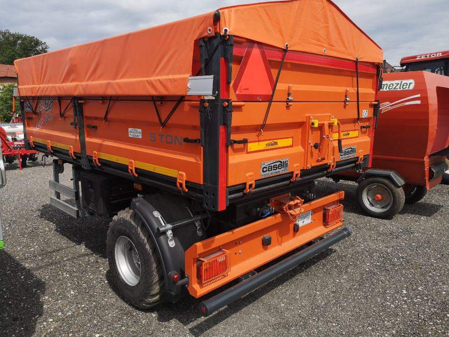 caselli jednoosovinka 5 ton 2